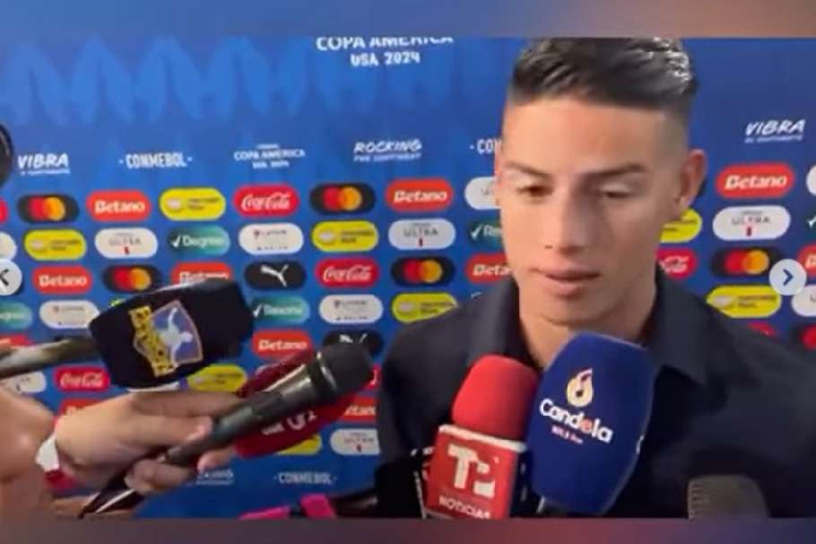 James Rodríguez en la Copa América