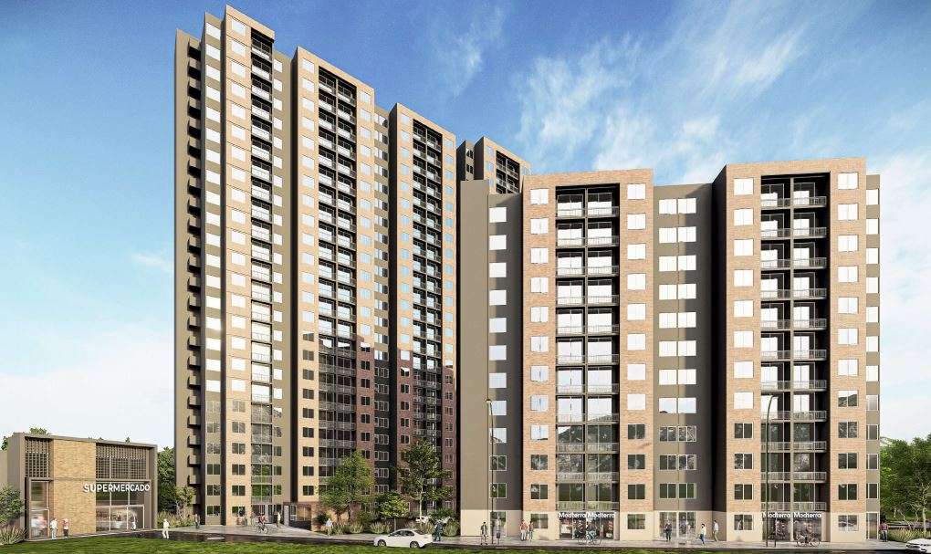 Render de lo que iba a ser el proyecto inmobiliario en La María, San Cristóbal.