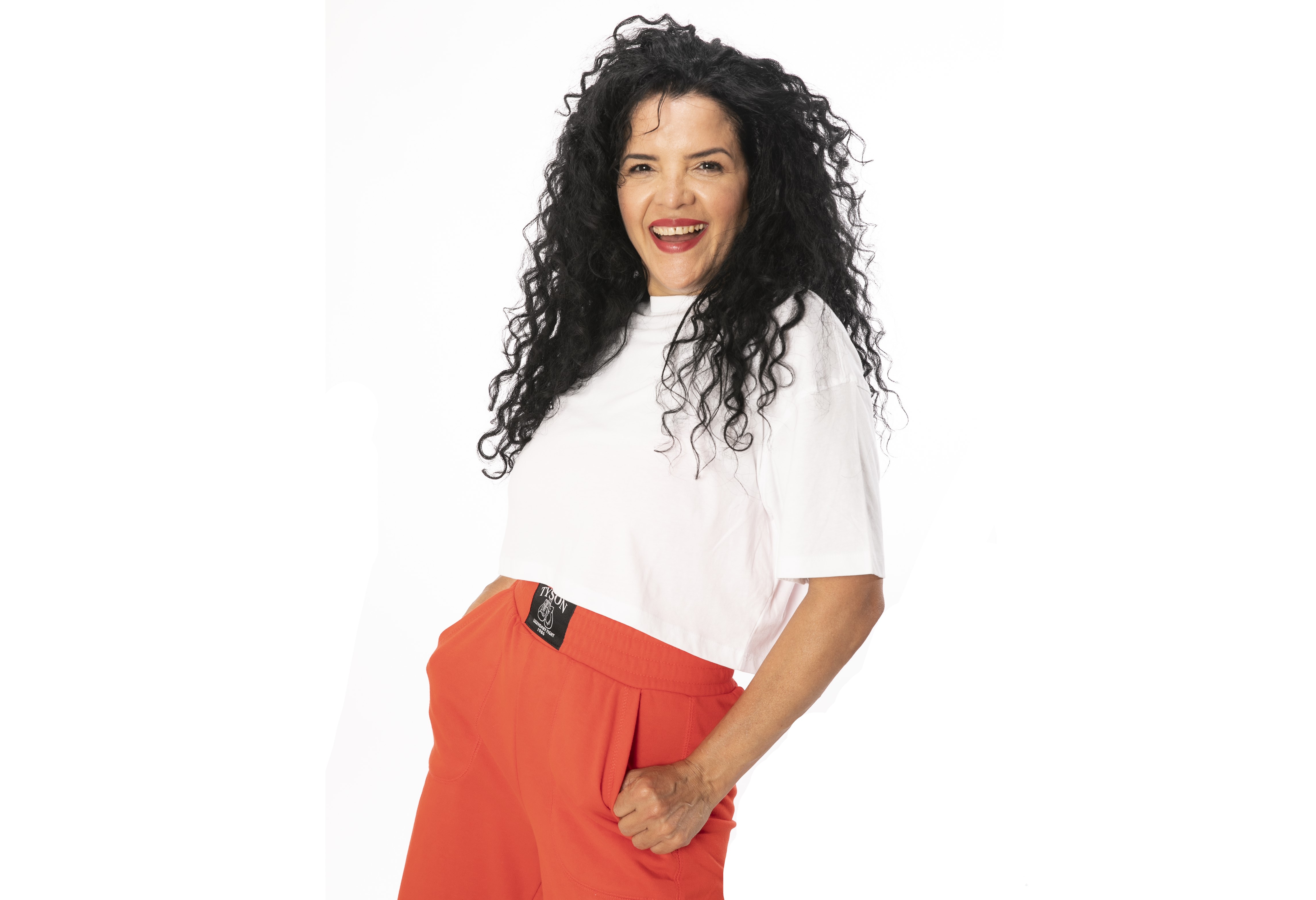 Wilnur Rudberg, madre de Omar Rudberg, quien actuó en la serie de Netflix “Jóvenes Altezas”.