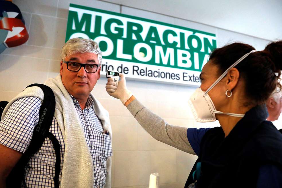 Colombia confirma 6 casos nuevos de coronavirus. Hasta ahora se registran 9 personas contagiadas en total. / EFE