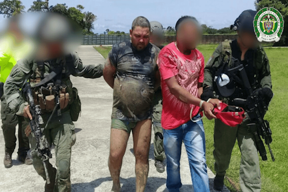Johnatan David Dorado Villalobos, según la Policía, cumplía órdenes directas de Aristides Manuel Meza Páez, alias El Indio. / Cortesía Policía Nacional.