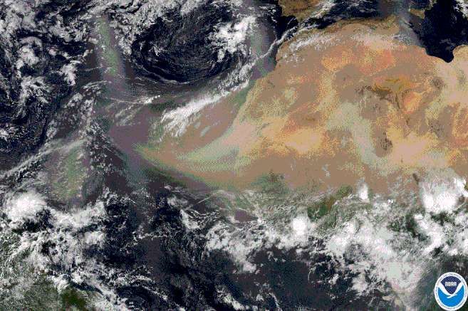(Imagen de referencia) Este fenómeno se caracteriza porque vientos que vienen desde el oriente del planeta se encargan de arrastrar al continente americano el polvo que proviene del Sahara.