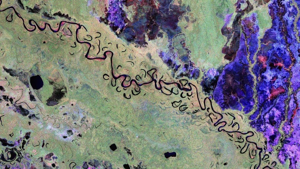 La primera imagen difundida muestra una región de Bolivia, uno de los países con mayor pérdida de bosque primario en las últimas décadas, sobre todo por la expansión agrícola.