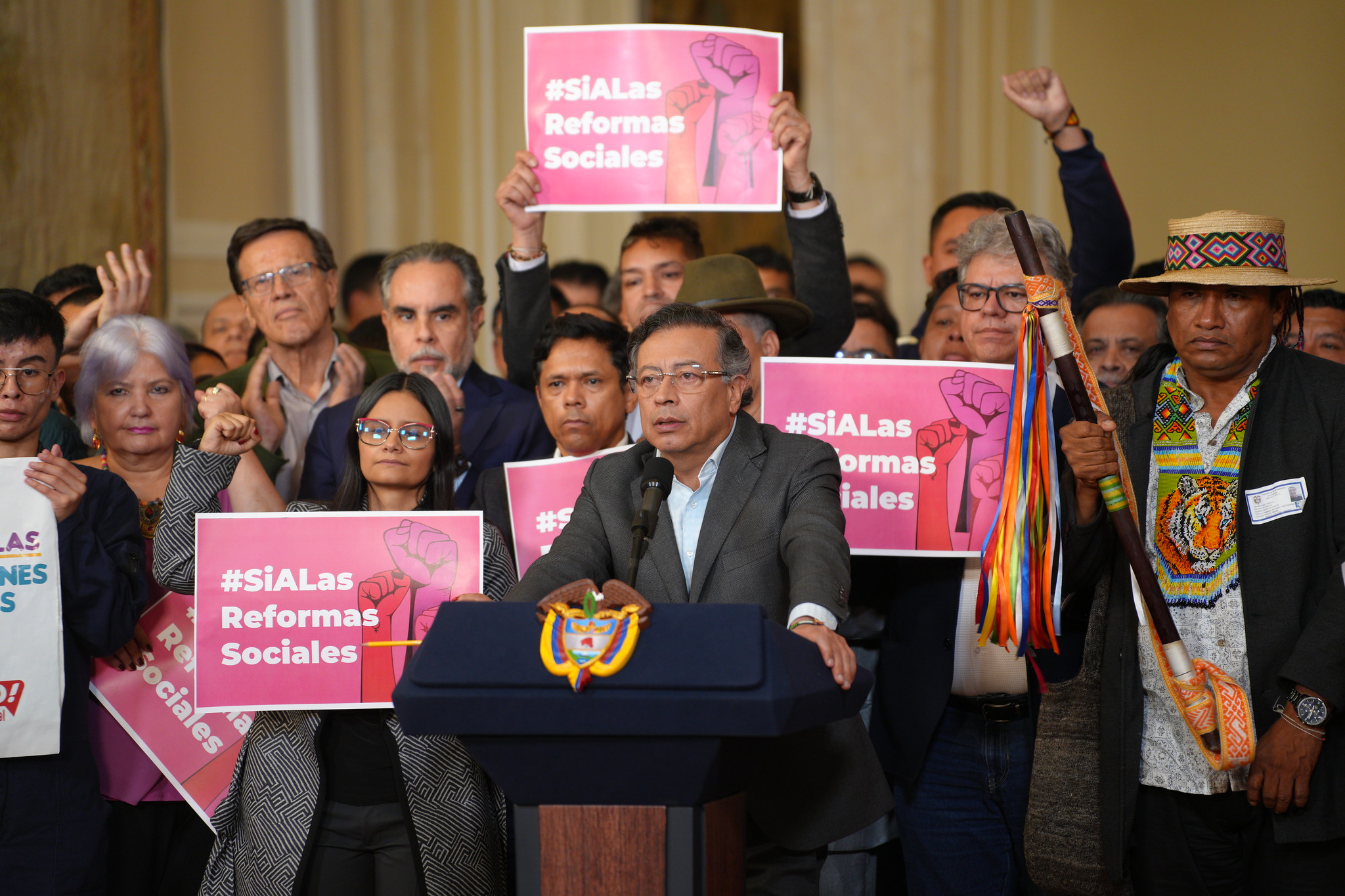Así serán la movilizaciones de Petro y el Pacto Histórico en defensa de las reformas que hundiría el Congreso