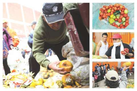 Los rostros de los desplazados que escarban entre las sobras de Corabastos