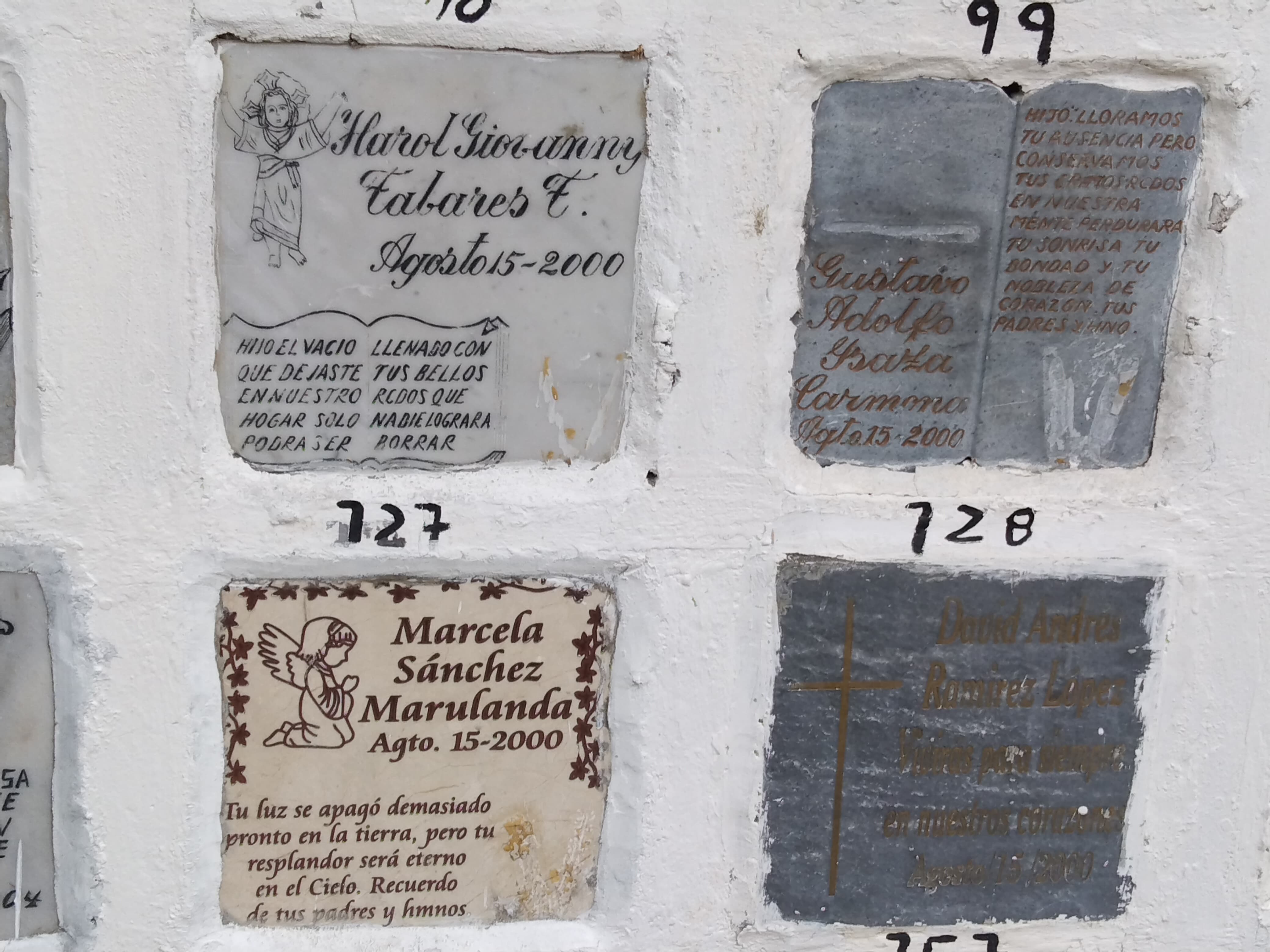 Varias de las víctimas fueron enterradas en el mismo lugar del cementerio de Pueblorrico.