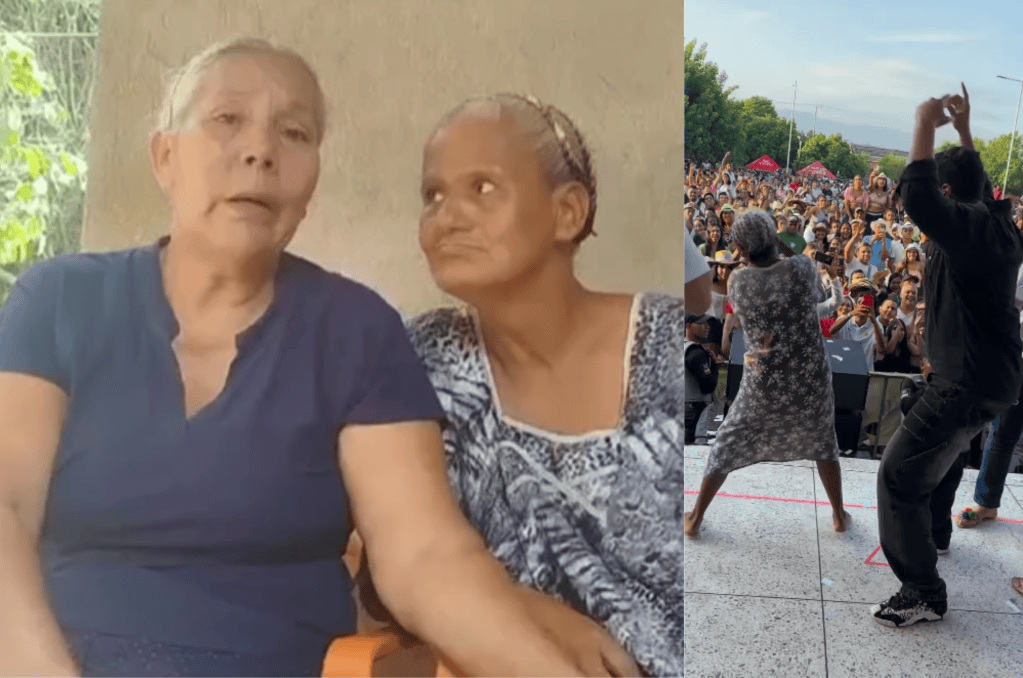 La anciana desaparecida se reencuentra con su hermana.
