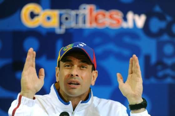 Henrique Capriles, líder de la oposición en Venezuela. Foto: EFE