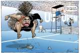 La caricatura acusada de racismo que se sumó al debate de Serena Williams