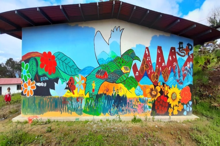 Una ‘pola’ por la paz: la iniciativa para construir jardines para los hijos de excombatientes