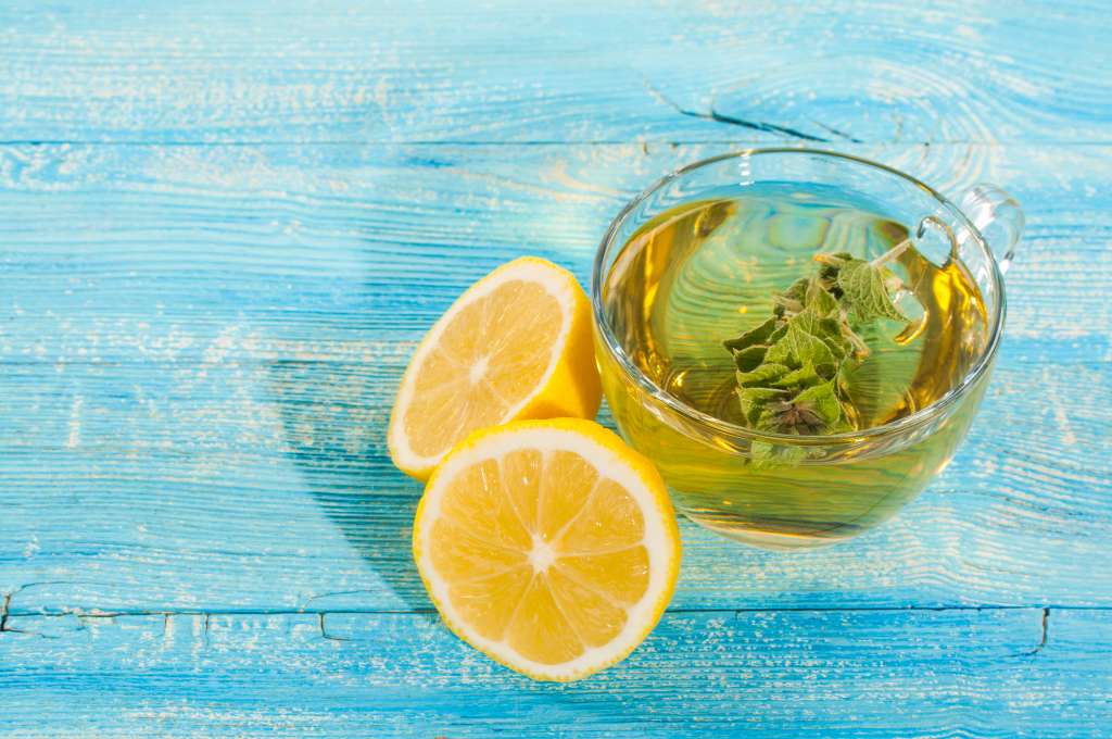 Té verde con limón