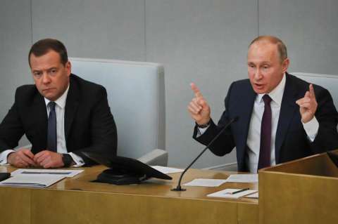 El dúo Putin-Medvédev dirigirá Rusia otros seis años