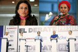 Candidatas mujeres reclaman su puesto en los debates presidenciales