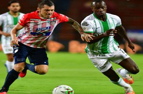 Nacional y Júnior empataron en el partido más esperado de la fecha 13