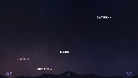 El “desfile” planetario que se podrá ver en los cielos durante enero