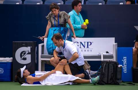 Camila Osorio se despidió del Abierto de Monterrey por lesión