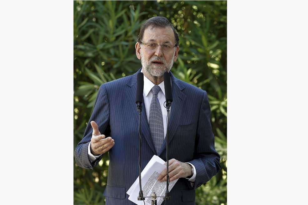 El presidente del gobierno español, Mariano Rajoy.