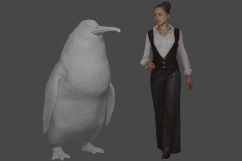 Esta especie de pingüino, bautizada Crossvallia waiparensis, medía hasta 1,6 metros de altura y podía pesar más que el ser humano promedio del mundo, (62 kilogramos). / Canterbury Museum