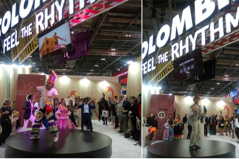 Colombia puso a bailar a Londres en el WTM / Cortesía ProColombia