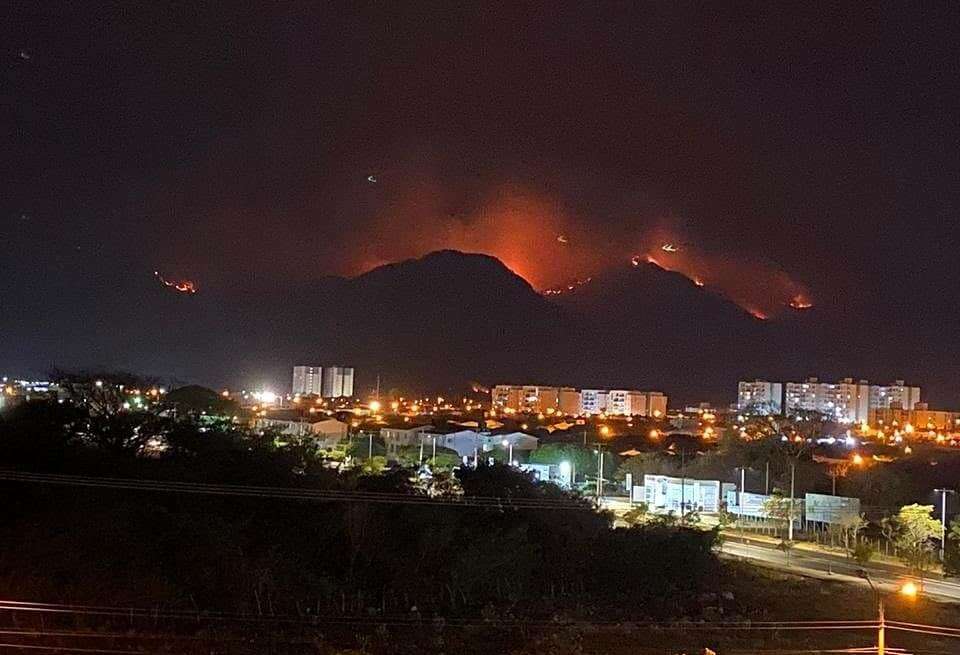 El incendio se reportó desde el pasado 20 de marzo y hasta el momento no ha podido ser controlado. / Tomada de Twitter