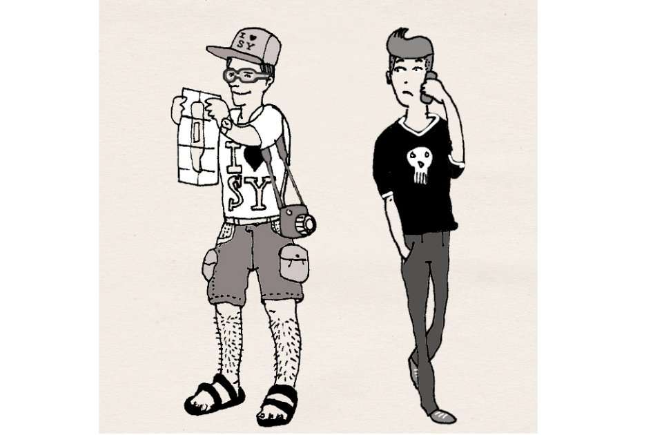 Souful turista vs. soulless sebayorker por Electrobudista. / Archivo privado Adalberto Camperos.