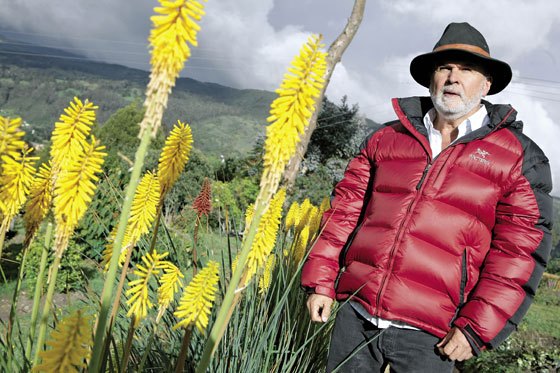 Mario Ribero, desde el jardín