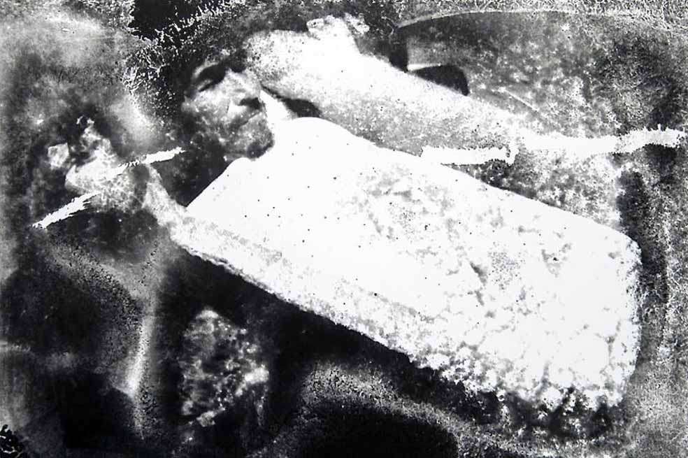 ‘Campesino muerto’, de Miguel Canal Marulanda. / Cortesía [SKLN] Espacio