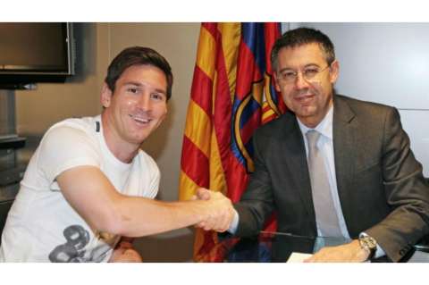 Bartomeu: "La vida es más bonita con Leo Messi, se ve de otro color"