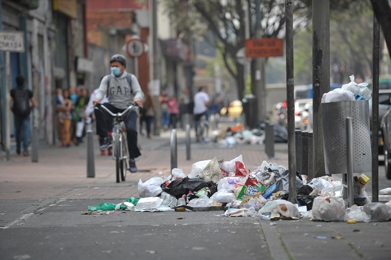 Siguen los problemas para mantener a Bogotá limpia