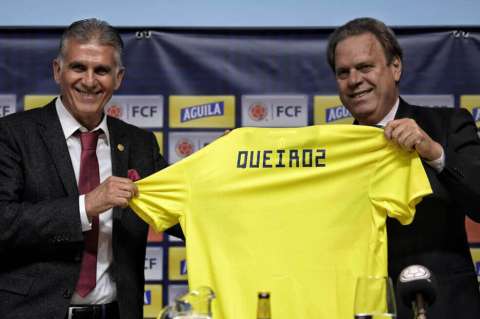 Carlos Queiroz ya es el técnico de la selección de Colombia