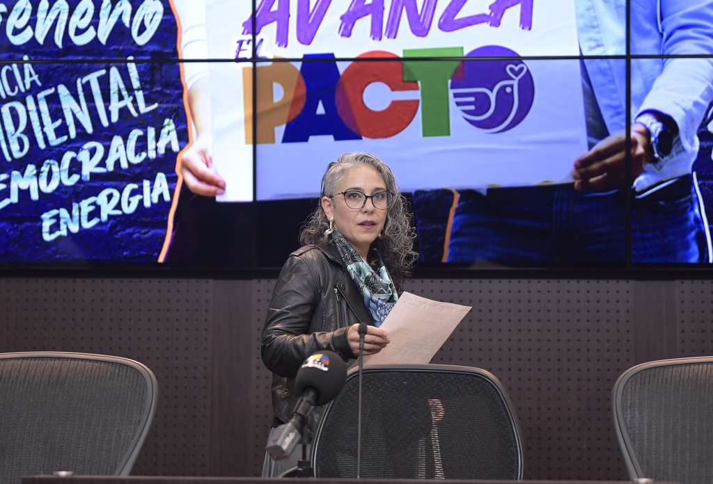 María José Pizarro, senadora del Pacto Histórico.