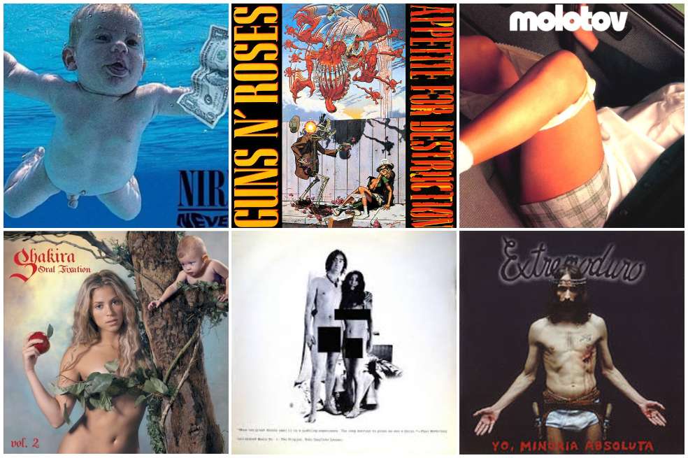 Conozca las carátulas de CD más polémicas de la historia musical.