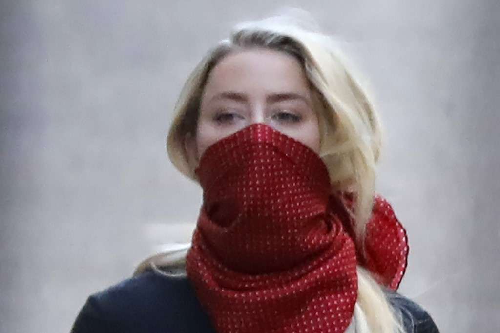 Amber Heard en Londres en julio de 2020.