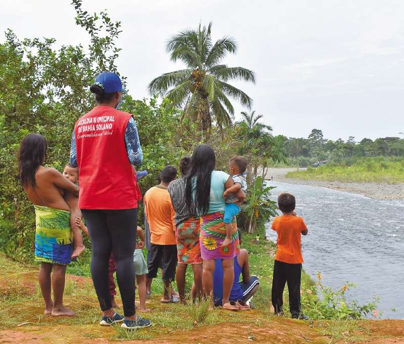 El regreso se dio bajo los conceptos de seguridad, voluntariedad y dignidad. / Alcaldía de Bahía Solano.  