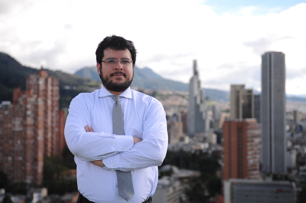 Andrés Felipe Uribe, superintendente encargado de la Economía Solidaria. / Mauricio Alvarado