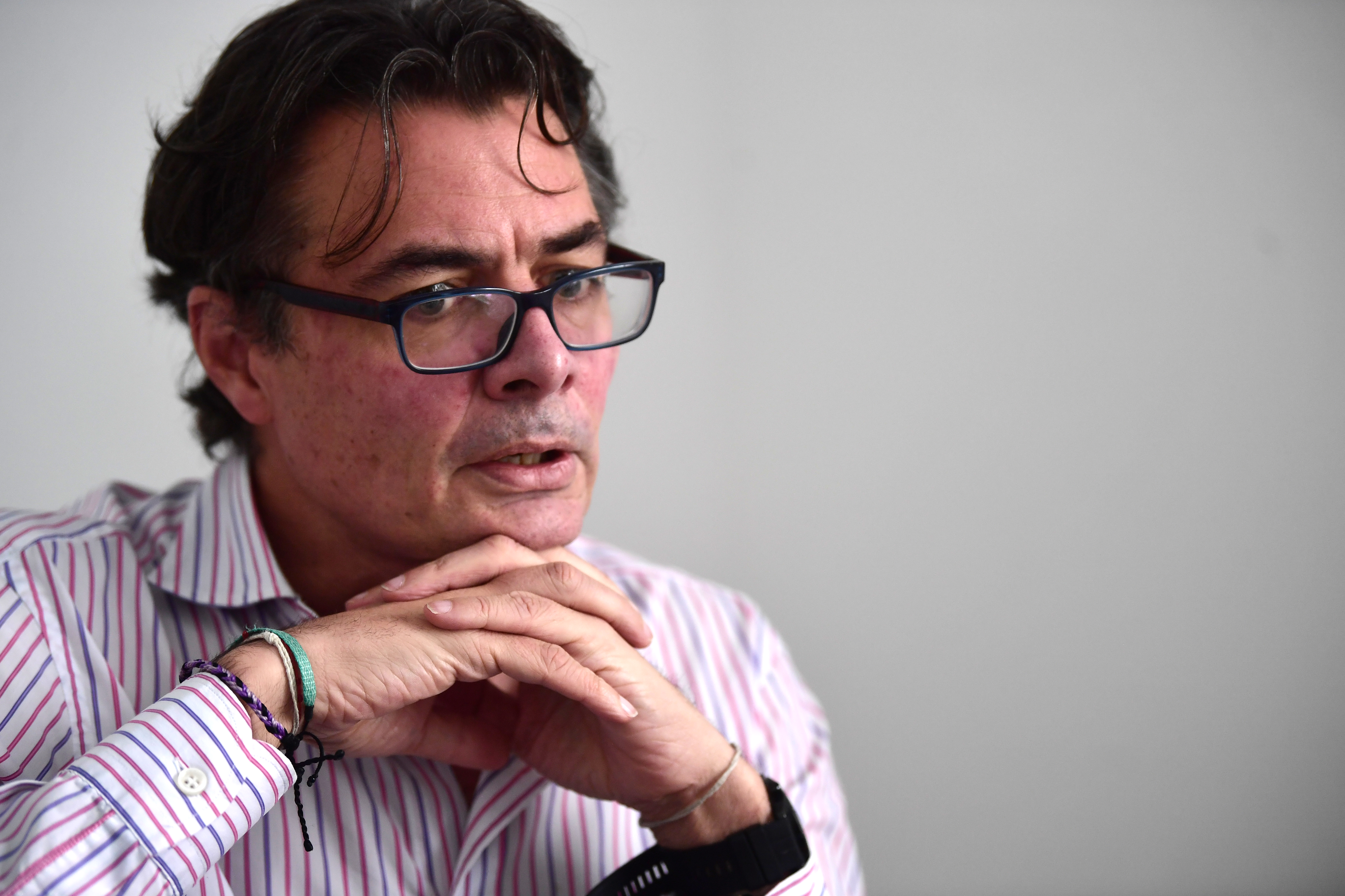 Precandidato a la Presidencia de Colombia para el 2022, en entrevista.