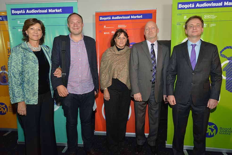 Claudia Triana, Will Massa, Mónica de Greiff, David Codling y Lindsay Croisdale-Appleby. / Cortesía