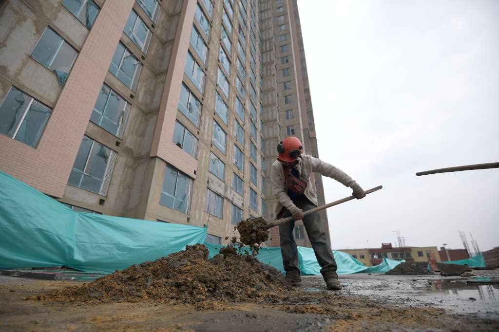 Obras de construcción de este edificio ubicado en la calle 26 con carrera 30, en Bogotá.