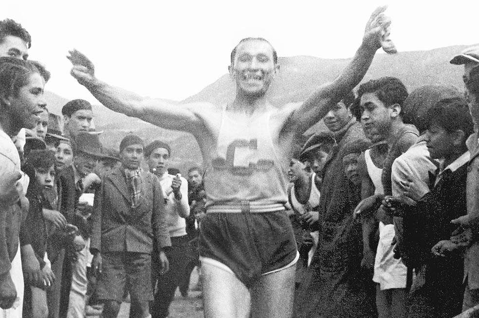 Jorge Nova actuó en las justas de 1946, en la media maratón. / Archivo