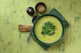 Receta: crema de arvejas y tocineta ahumada
