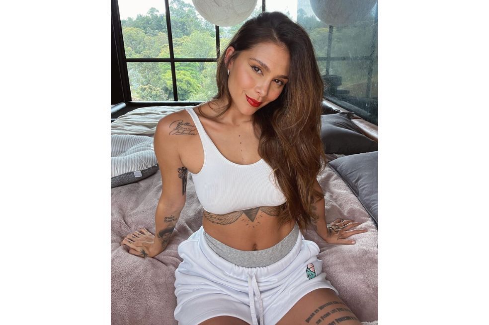 Los tatuajes de la cantante Greeicy Rendón por todo su cuerpo son unos de sus tantos atractivos que más elogian sus seguidores.