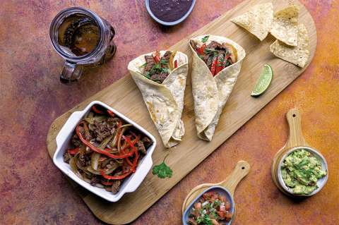 Fajitas de res, el plato ganador para hacer el fin de semana
