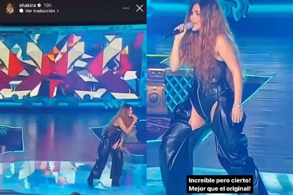 Historias de Instagram de Shakira.