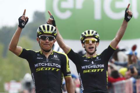 Esteban Chaves se impuso en la sexta etapa del Giro de Italia