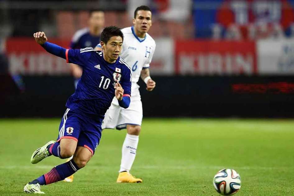 Kagawa, mediocampista de la Selección de Japón. Foto: AFP