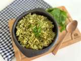 Ideal para el domingo: paso a paso para preparar arroz de espinaca