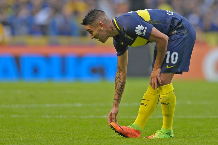 Ricardo Centurión, jugador de Boca Juniors. / AFP