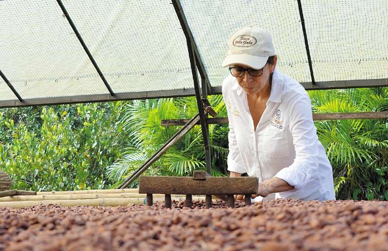 Elizabeth Agudelo, cultivadora de cacao en Arauquita, Arauca. /Cortesía