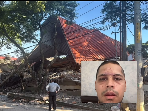 La historia de Juan David, quien sobrevivió con su bebé bajo los escombros en Cali