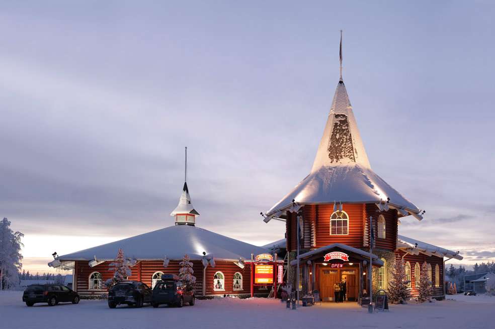 En la región de Laponia, Finlandia, se encuentra la casa de Papá Noel. /123rf.
